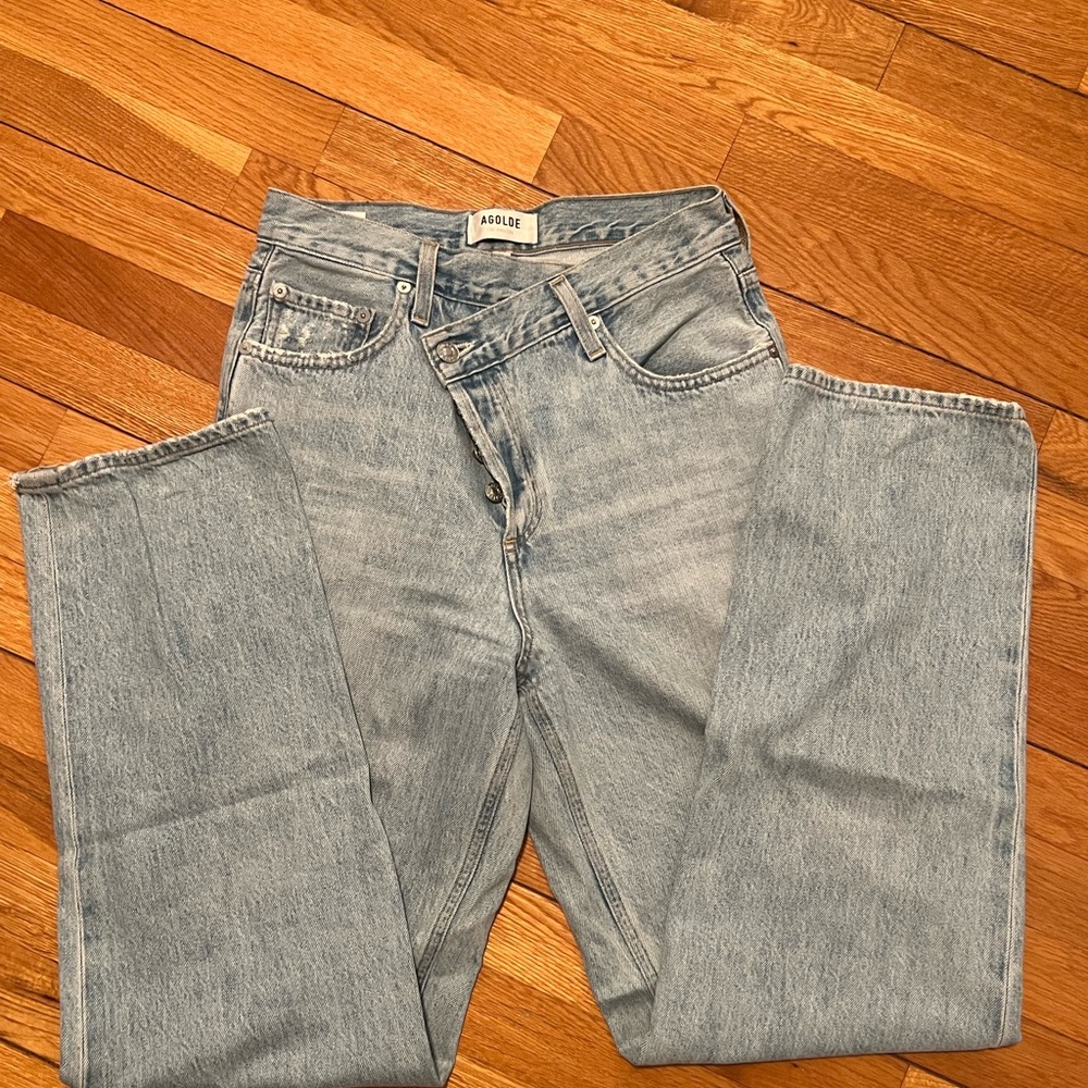 Agolde High Rise Crossover Jeans